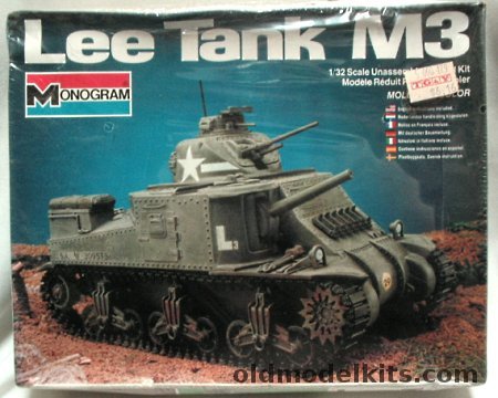 Monogram 1/32 US Lee Tank M3 USA - Soviet and British Versions, 6502 plastic model kit